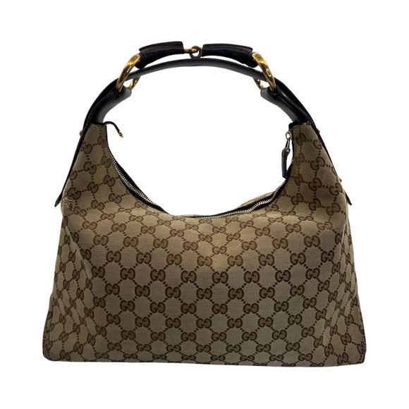 Gucci Monogram Medium Horsebit Hobo - Picture 2 of 12